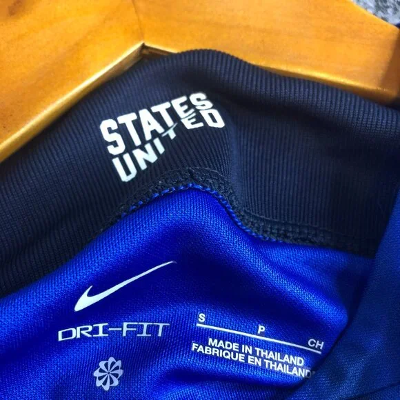 Nike USA 2022/23 Stadium Away Soccer Jersey Mens SMall Blue DN0705 USMNT - Picture 5 of 11